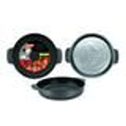 IBILI - Plat à portions Indubasic 16 cm Aluminium Antiadhésif Compatible avec l’induction