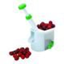 Ibili - 774100 - Dénoyauteur à Cerises - Blanc / vert - 16 cm
