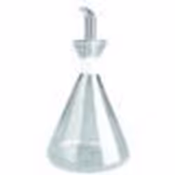 Huilier en verre éprouvette - IBILI - 250 ml - Conservation hygiénique - Système de récupération de goutte