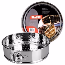 Moule à manqué - IBILI - 650226 - Inox - 26 cm - Démontable
