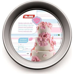 Ibili 815120 Moule Rond Extra Profond 20 x 10 cm Alum. Anodisé.