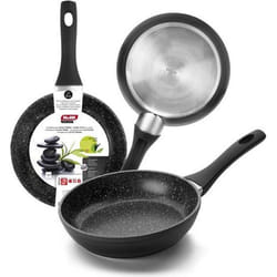 Poêle - IBILI - Natura - 20 cm - Aluminium - Antiadhésif style pierre - Compatible induction