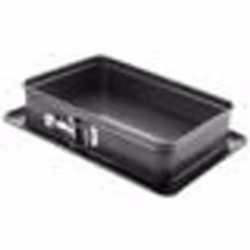 Ibili 826628 Moule démontable rectangulaire avec base supplémentaire 28x18 cm