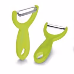 Ibili 791400, Légumes, Éplucheur droit, Vert, Plastique, 70 mm, 150 mm