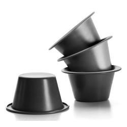 Ibili 8411922091724 moule pour dessert Moule à pudding Noir 4 pièce(s)