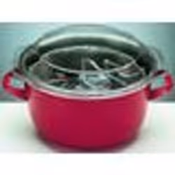 Ibili 961224T Korinto Friteuse avec panier et Couvercle 24 cm