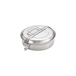 Ibili - Boîte à lunch ronde en acier inoxydable 14cm 720614