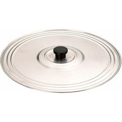 Ibili 715737 Couvercle à usage multiple 37 cm en Inox (sans trous)