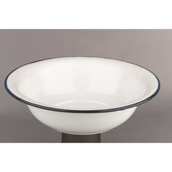 Ibili 903132 Cuvette en acier émaillé vitrifié 32 cm Blanche