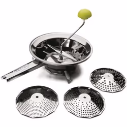 Ibili 765324 Moulin a legumes Inox 18/10 24 cm de diametre