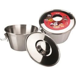 Ibili 651616 Moule à Pudding avec Couvercle et Serrure 16 cm Acier Inoxydable 1 Unité
