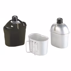 Armée d'aluminium Cantimplora 1L. -Un complément indispensable à ceux qui aiment faire des camps, des excursions ou une rando ...