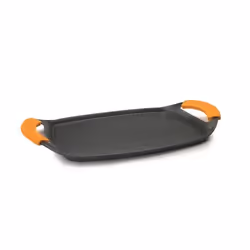 IBILI - Plancha en pierre basique 36 x 23 cm Fonte d’aluminium Antiadhésif style pierre Compatible avec l’induction