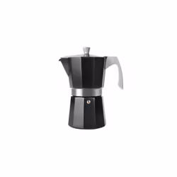 La cafetière à induction noire en aluminium 3-6t. Evva 623106 ibili est le complément parfait pour les amateurs de café expre ...