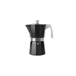 Cafetière à induction en aluminium noir 3-6t. Evva 623106 Ibili