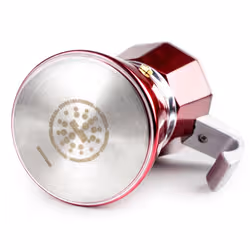 Ibili 623206 machine à café manuelle Cafetière à moka 0,3 L Rouge, Acier inoxydable - Vue supplémentaire 7