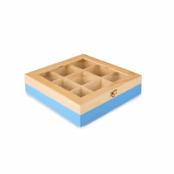 Ibili 748550, Bleu, Bois, Carré, 240 mm, 240 mm, 70 mm