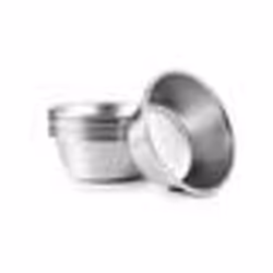 Moules à Pastèis de Nata - IBILI - Lot de 6 - 7.5 x 2 cm - Gris - Antiadhésif