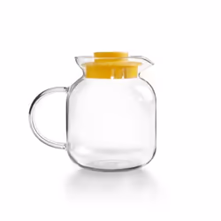 Pichet en Borosilicate - Ibili - 12 L - Résistant à la chaleur - Compatible micro-ondes - Jaune
