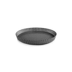 Moule à tarte - IBILI - 30 cm - Acier antiadhésif - Fond amovible - Perforé pour cuisson optimale