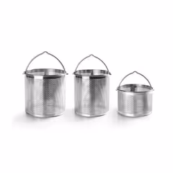 Panier pour autocuiseur - Inox - 16 cm - Anse pliante - Idéal pour légumes riz pâtes