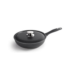 IBILI - Poêle avec couvercle pour faire sauter les tortillas New Induplus 26 cm Aluminium Antiadhésif Compatible induction