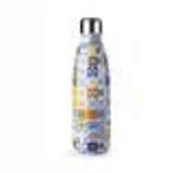 Bouteille isotherme - LISBOA - 500 ml - Acier inoxydable - Double paroi - Orange