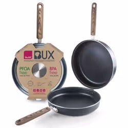 IBILI Bux - Poêle Double à Omelette avec Revêtement Antiadhésif (24 cm) - Aluminium - Full Induction