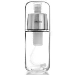 Ibili 701218 distributeur huile / vinaigre 0,18 L Bouteille Verre, Acier inoxydable Acier inoxydable, Transparent