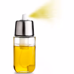 Ibili 701218 distributeur huile / vinaigre 0,18 L Bouteille Verre, Acier inoxydable Acier inoxydable, Transparent