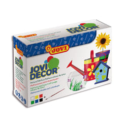 Jovi JOV670 peinture acrylique 55 ml Noir, Bleu, Vert, Rouge, Blanc, Jaune Pot