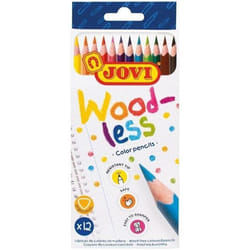 Etui de 12 crayons de couleur sans bois Woodless Jovi