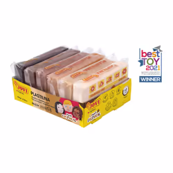 Jovi 70/6M, Pâte à modeler, Multicolore, Enfant, 6 pièce(s), Sachet, 6 couleurs