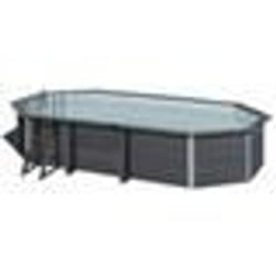 Piscine avant garde composite octogonale allongée 6.64 m x 3.86 m x h.1.24 m