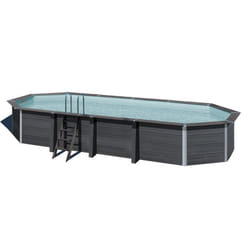 Piscine composite Avant-Garde ovale 8,04 x 3,86 x 1,24 m - Gré