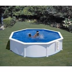 Gre KITPR353 piscine hors sol Rond 10102 L Bleu, Blanc