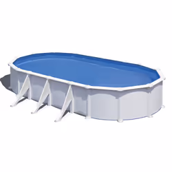 Gre KITPROV738, 28217 L, Piscine hors sol, Adultes et enfants, Echelle, Blanc
