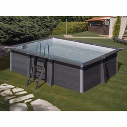 Piscine composite Avant-Garde rectangulaire 4,66 x 3,26 x 1,24 m - Gré