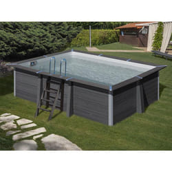 Piscine composite Avant-Garde rectangulaire 4,66 x 3,26 x 1,24 m - Gré