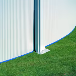 Gre KITPROV503 piscine hors sol Oval 14550 L Bleu, Blanc