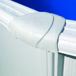 Gre KITPROV503 piscine hors sol Oval 14550 L Bleu, Blanc
