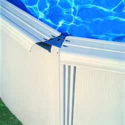 Gre KITPROV613 piscine hors sol Oval 20893 L Bleu, Blanc - Vue supplémentaire 4