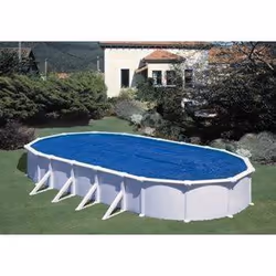 Gre CPROV505, Couverture solaire de piscine, Ovale, Bleu, 4950 mm, 2950 mm, 0,18 mm