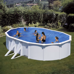 Gre KIT500ECOB piscine hors sol Oval 14550 L Bleu, Blanc - Vue supplémentaire 10