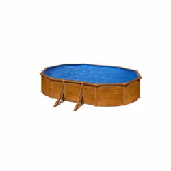 Gre KIT500W piscine hors sol Oval 14550 L Bois - Vue supplémentaire 8