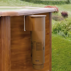 Gre KITPR353W piscine hors sol Rond 10102 L Bleu, Bois - Vue supplémentaire 7