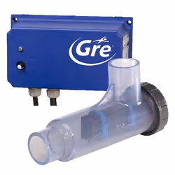 Gre EESB55, Électrolyseur au sel, Bleu, Transparent, 55000 L, 15 g/h, 7 - 7,2, 2,8 kg