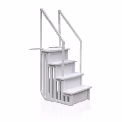 Gre EPE30, Echelle, Gris, Plastique, Piscine hors-sol, 120 kg, 4 étapes