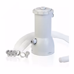 Polyéthylène 100% recyclable Convient pour les piscines jusqu'à 14m³ Moyen de filtration économique