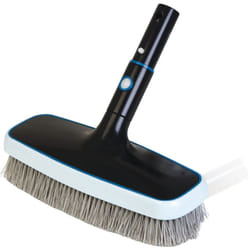Brosse avec poils pour parois de piscine fixation easy-clip sans tige GRE graphite wbp 25